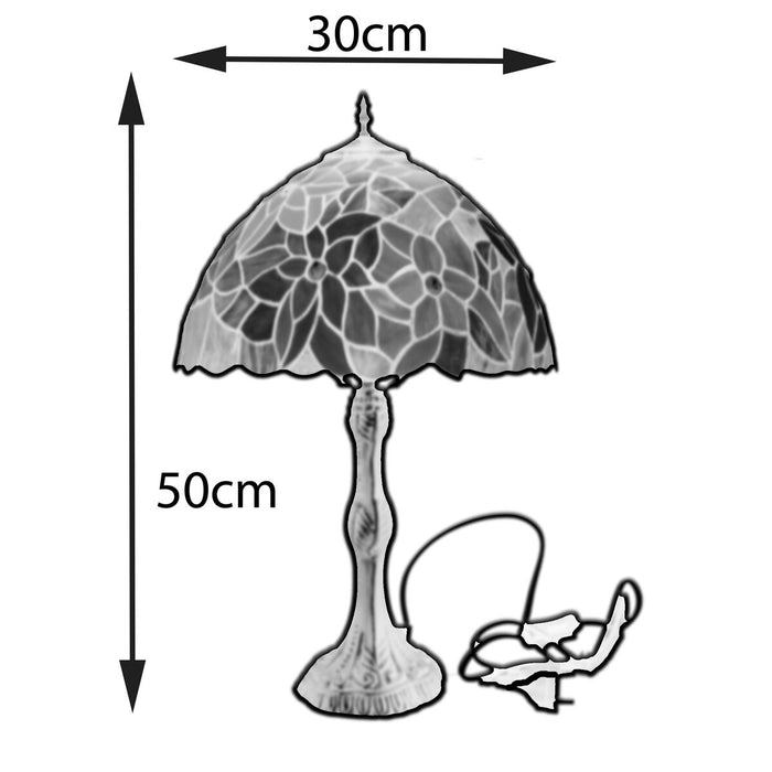 Lampă de masă Viro New York Multicolor Zinc 60 W 30 x 50 x 30 cm