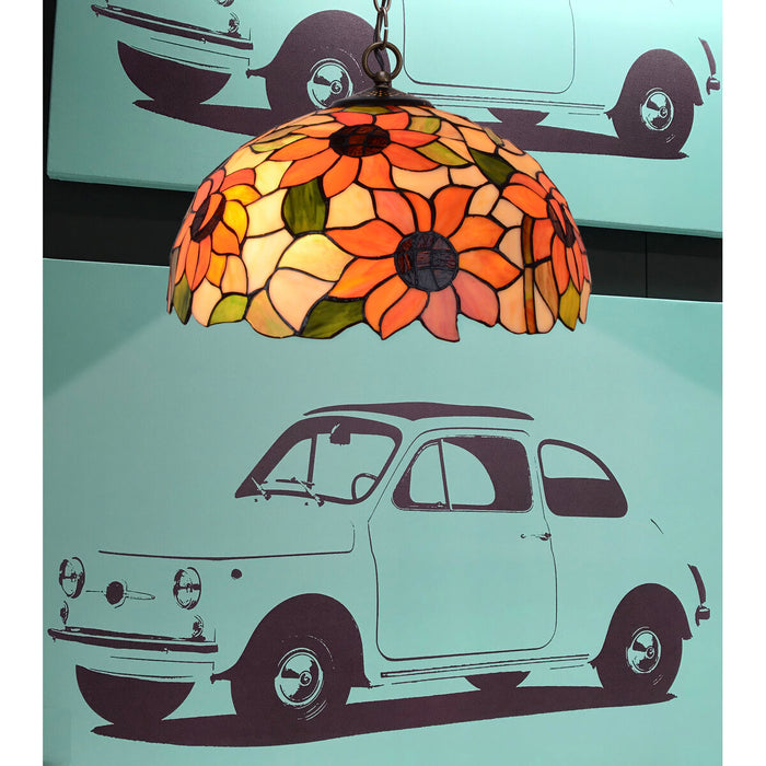 Lustră Viro Diamond Chihlimbar Fier 60 W 40 x 130 x 40 cm