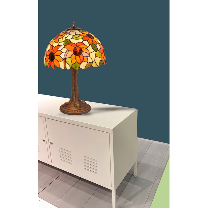 Lampă de masă Viro Diamond Chihlimbar Zinc 60 W 40 x 60 x 40 cm