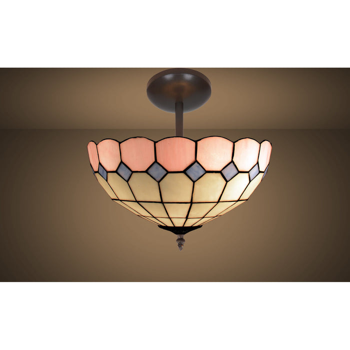 Lustră Viro Pink Roz Fier 60 W 30 x 45 x 30 cm