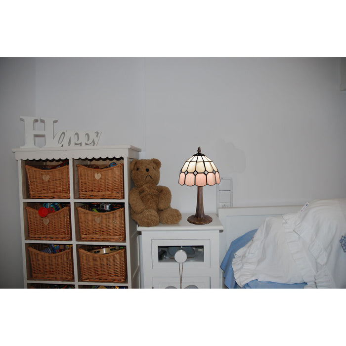 Lampă de masă Viro Pink Roz Zinc 60 W 20 x 37 x 20 cm