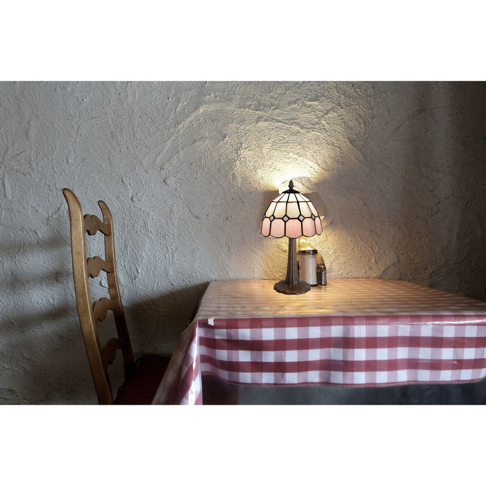 Lampă de masă Viro Pink Roz Zinc 60 W 20 x 37 x 20 cm