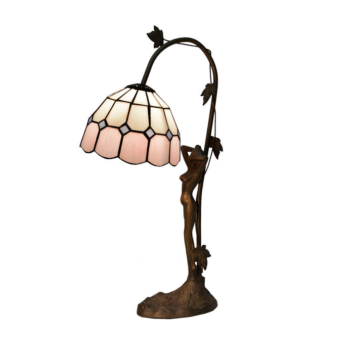 Lampă de masă Viro Pink Roz Zinc 60 W 20 x 54 x 20 cm