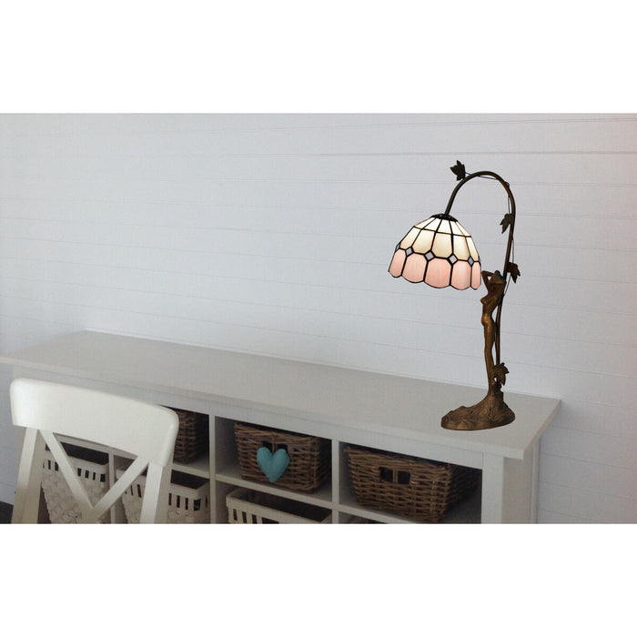 Lampă de masă Viro Pink Roz Zinc 60 W 20 x 54 x 20 cm