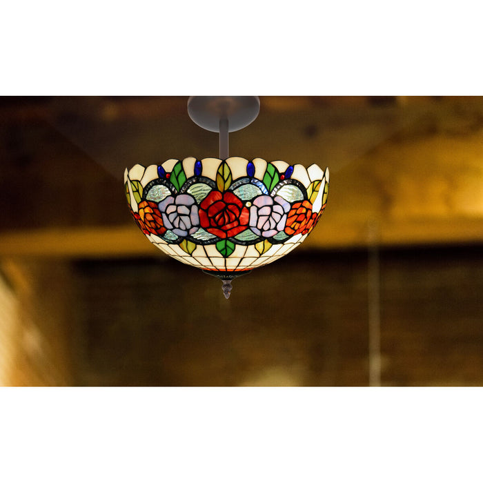 Lustră Viro Rosy Multicolor Fier 60 W 30 x 45 x 30 cm