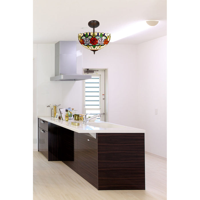 Lustră Viro Rosy Multicolor Fier 60 W 30 x 45 x 30 cm