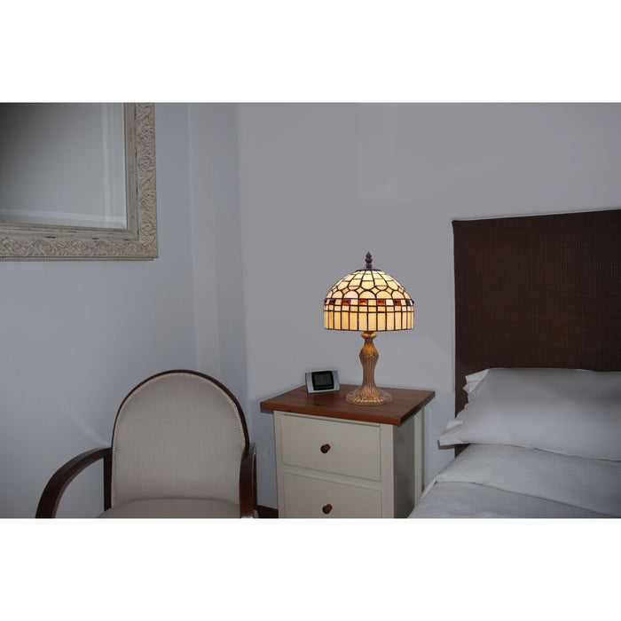 Lampă de masă Viro TABLE LAMP Bej Zinc 60 W 20 x 37 x 20 cm