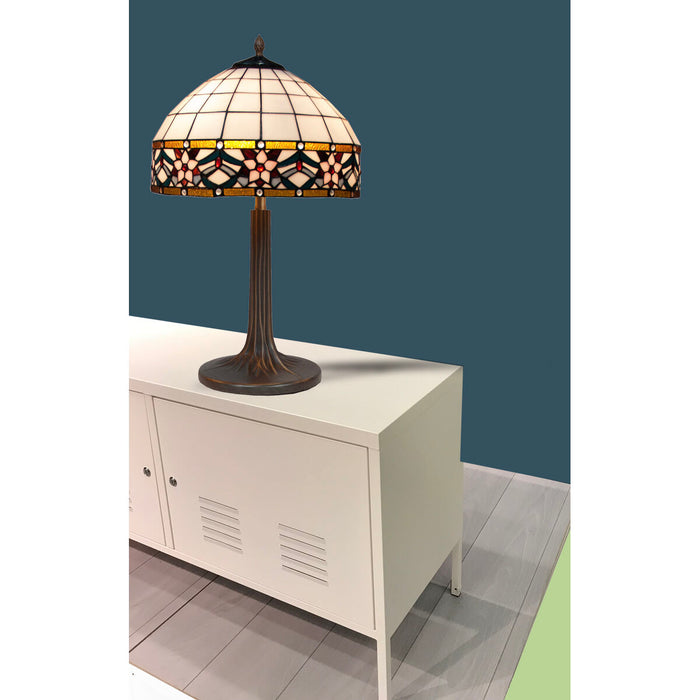 Lampă de masă Viro Museum Alb Zinc 60 W 40 x 62 x 40 cm