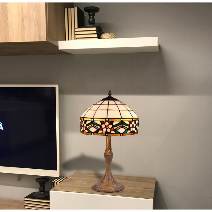 Lampă de masă Viro Museum Alb Zinc 60 W 30 x 50 x 30 cm