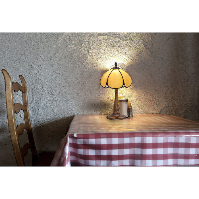 Lampă de masă Viro Virginia Fildeș Zinc 60 W 20 x 37 x 20 cm