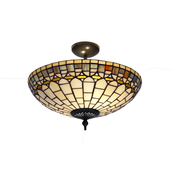 Lustră Viro Quarz Chihlimbar Fier 60 W 40 x 45 x 40 cm