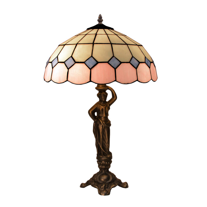 Lampă de masă Viro Pink Maro Zinc 60 W 30 x 50 x 30 cm