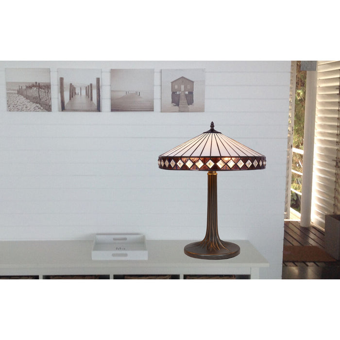 Lampă de masă Viro Ilumina Alb Zinc 60 W 45 x 64 x 45 cm