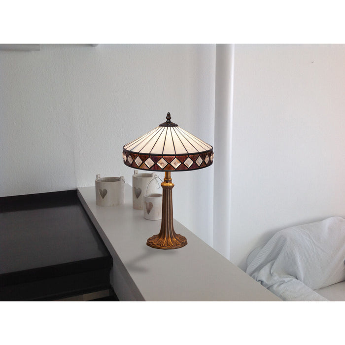 Lampă de masă Viro Ilumina Alb Zinc 60 W 30 x 50 x 30 cm