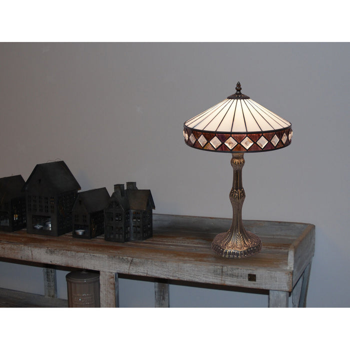 Lampă de masă Viro Ilumina Alb Zinc 60 W 30 x 50 x 30 cm