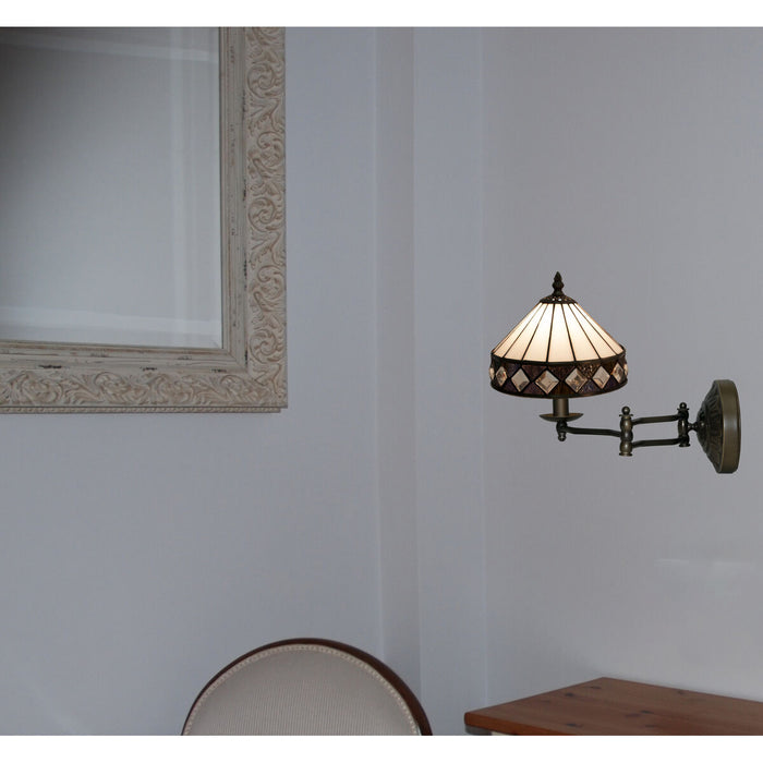 Lampă de perete Viro Ilumina Alb Fier 60 W 25 x 32 x 28 cm