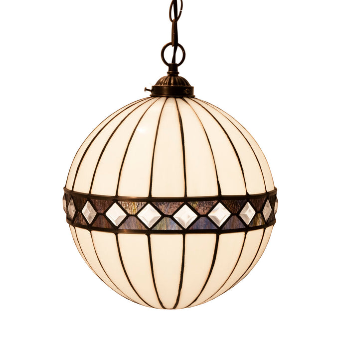 Lustră Viro Ilumina Alb Fier 60 W 30 x 140 x 30 cm