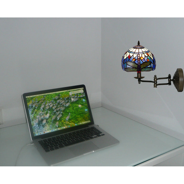 Lampă de perete Viro Belle Epoque Albastru Fier 60 W 25 x 32 x 28 cm