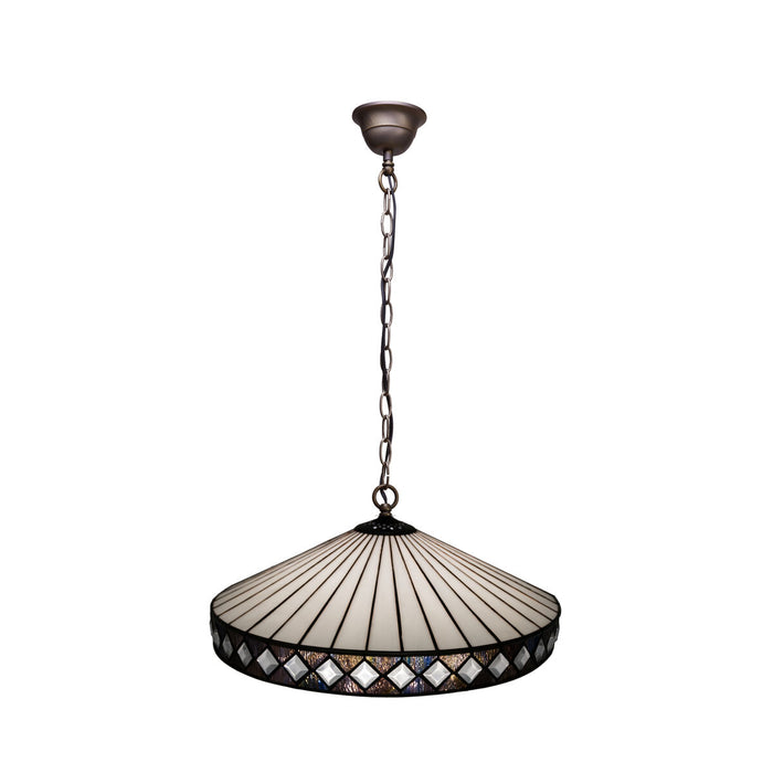 Lustră Viro Ilumina Alb Fier 60 W 45 x 125 x 45 cm