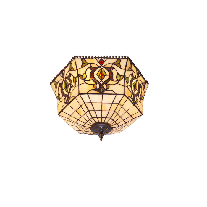 Lustră Viro Hexa Fildeș Fier 60 W 30 x 25 x 30 cm