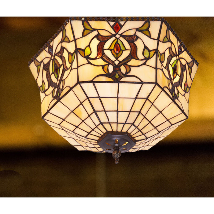 Lustră Viro Hexa Fildeș Fier 60 W 30 x 25 x 30 cm