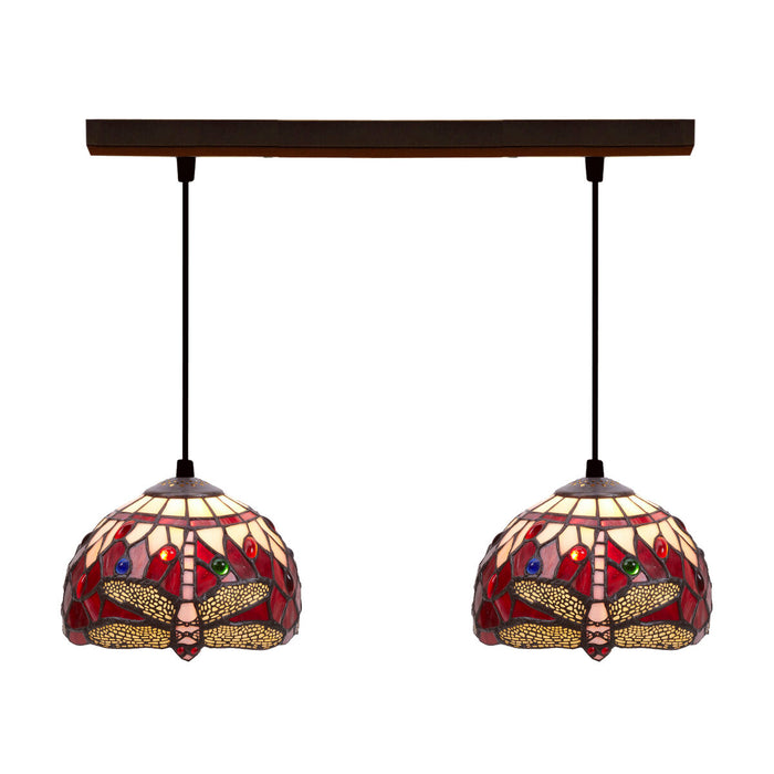 Lustră Viro Roșu Fier 60 W 50 x 20 x 20 cm