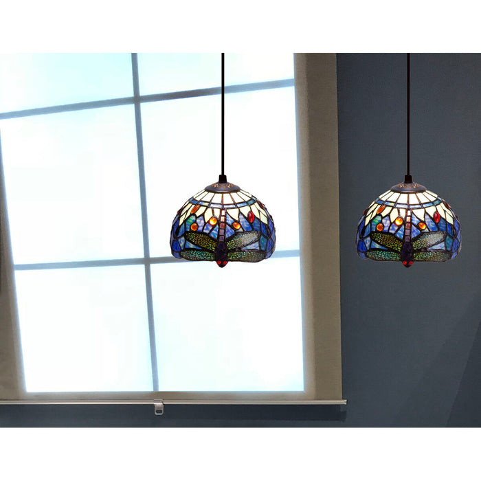 Lustră Viro Albastru Fier 60 W 50 x 20 x 20 cm