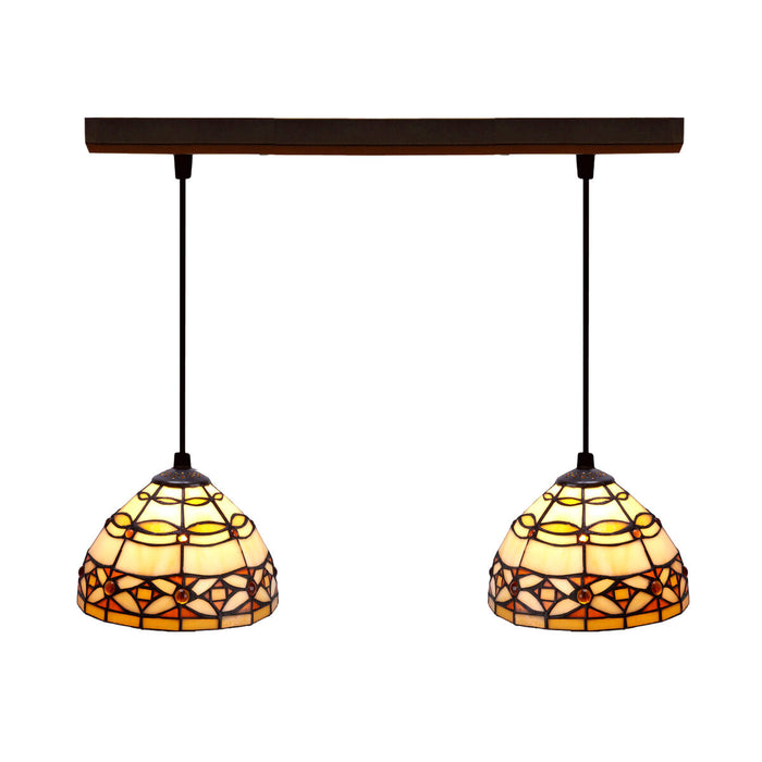 Lustră Viro Fildeș Fier 60 W 50 x 20 x 20 cm