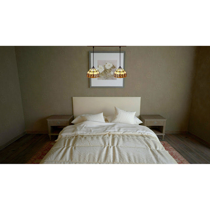 Lustră Viro Fildeș Fier 60 W 50 x 20 x 20 cm