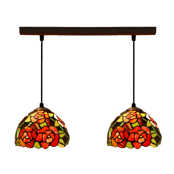 Lustră Viro Roșu Fier 60 W 50 x 20 x 20 cm