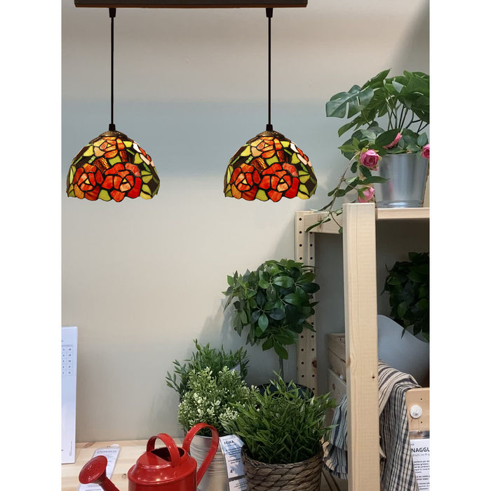 Lustră Viro Roșu Fier 60 W 50 x 20 x 20 cm