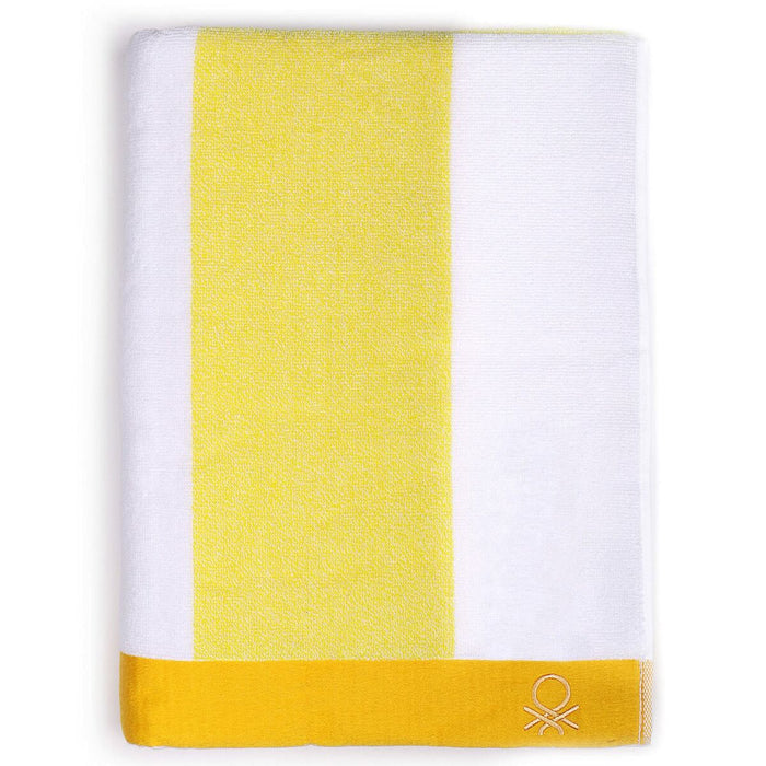 Prosop de Plajă Benetton BE041 Galben 160 x 90 cm (90 x 160 cm)