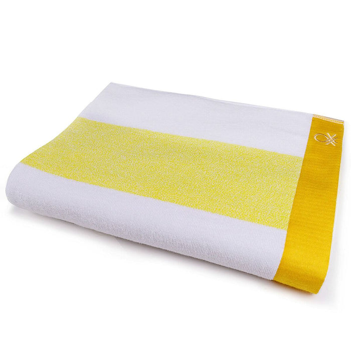 Prosop de Plajă Benetton BE041 Galben 160 x 90 cm (90 x 160 cm)
