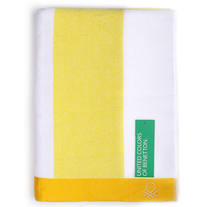 Prosop de Plajă Benetton BE041 Galben 160 x 90 cm (90 x 160 cm)