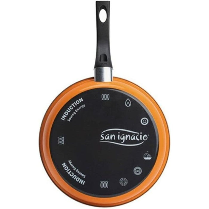 Tigaie San Ignacio Valencia Ø 22 cm Portocaliu Oțel emailat vitrificat