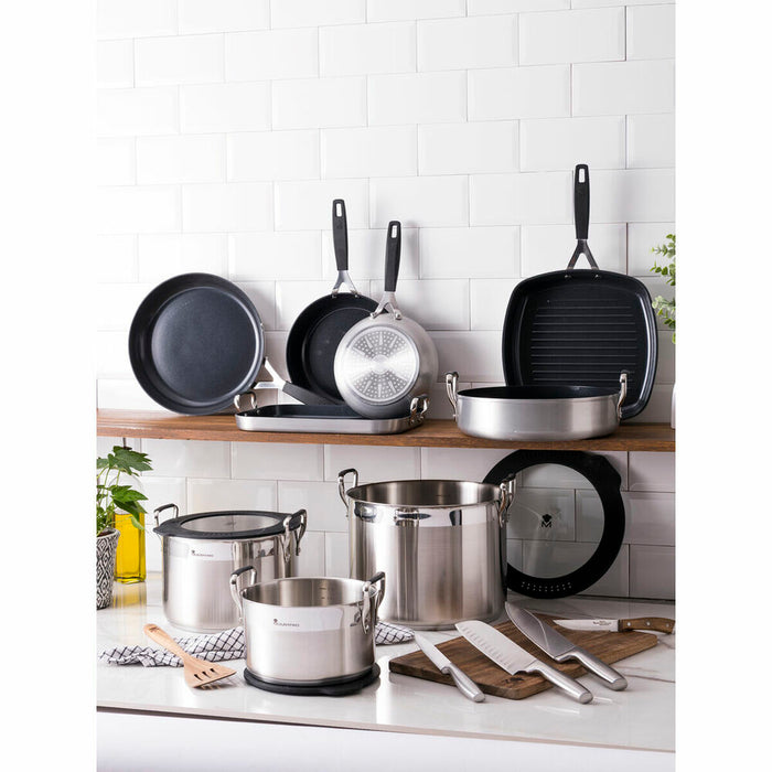 Set de Tacâmuri Masterpro SMART MP Argintiu Oțel inoxidabil (16 pcs)