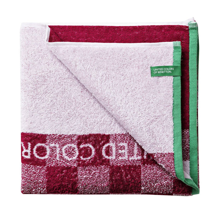 Prosop de Plajă Benetton Kids 140 x 70 cm Roșu