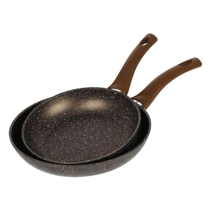 Set de Tigăi Bergner Șampanie Aluminiu forjat (2 pcs)