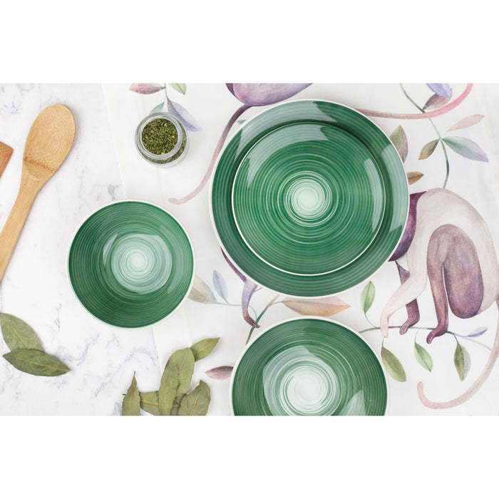 Veselă Spiral Verde 18 Piese