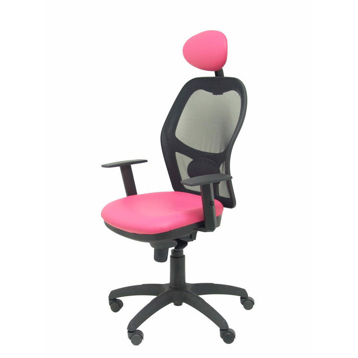 Scaun de birou cu pat Jorquera malla P&C SNSPRSC Roz