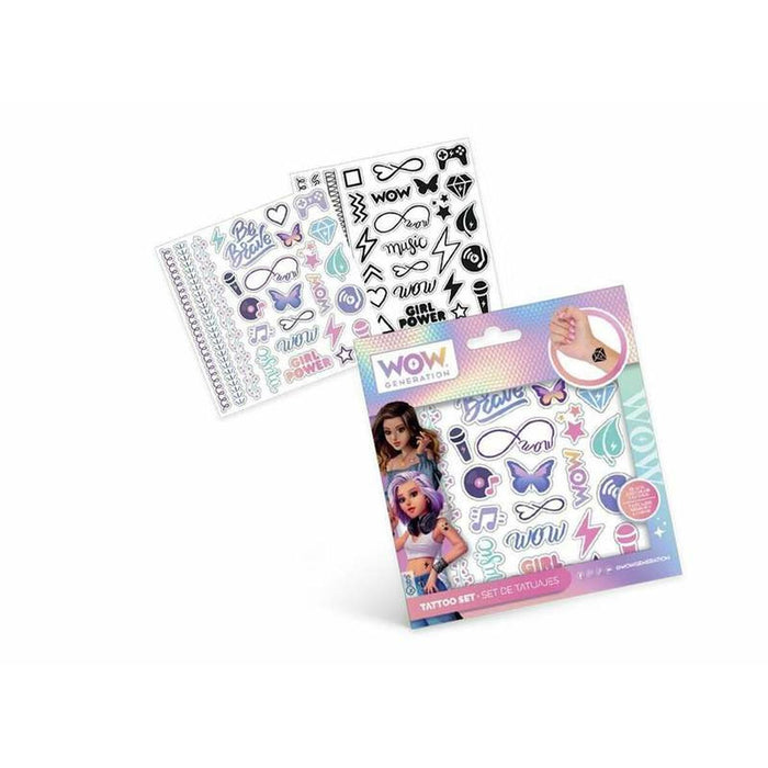 Tatuaje Temporare Wow Generation   Infantil