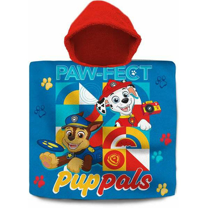 Prosop-Poncho cu Glugă The Paw Patrol 60 x 120 cm