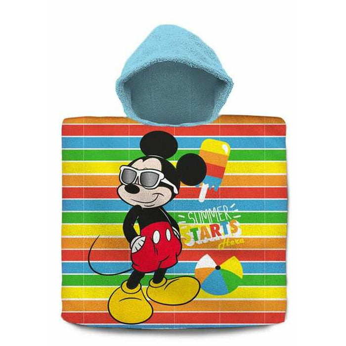 Poncho Mickey Mouse Bumbac 60 x 120 cm