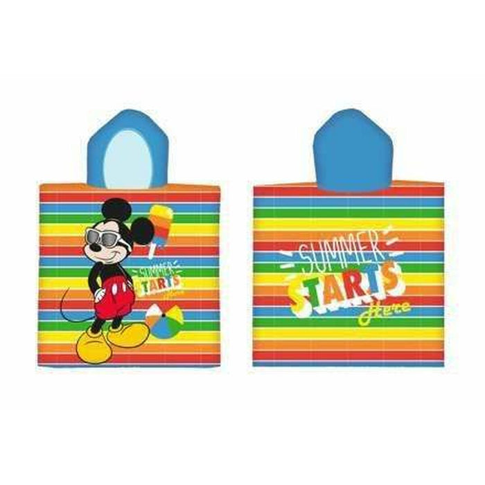 Poncho Mickey Mouse Bumbac 60 x 120 cm