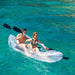 Caiac gonflabil, InnovaGoods, Paros, transparent, 312 cm, 2 locuri