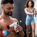 Masajator muscular, InnovaGoods, Hokgun, alb-negru, efect cald-rece
