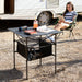 Masă camping pliabilă, InnovaGoods, Folble, negru