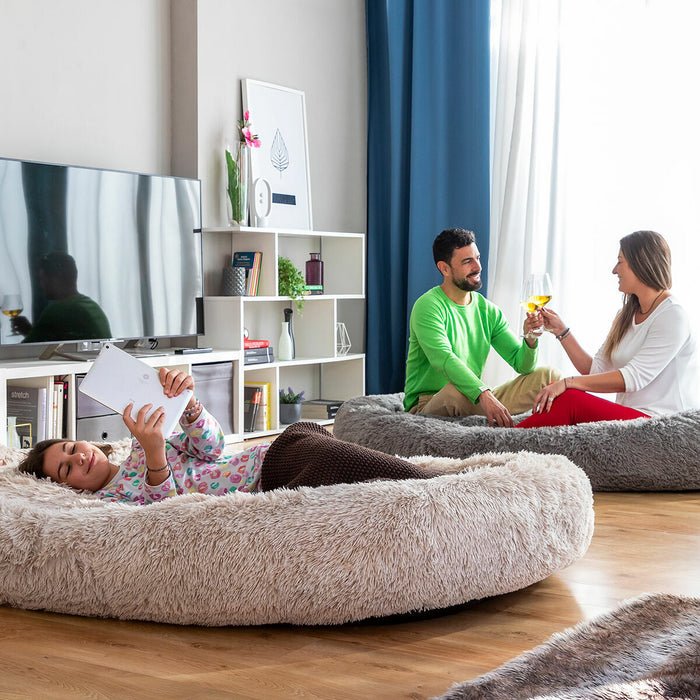 Pat de câini pentru oameni | Human Dog Bed XXL InnovaGoods Beige