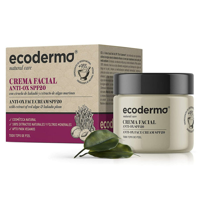 Cremă de Față Ecoderma Anti-Ox Spf 20 (50 ml)