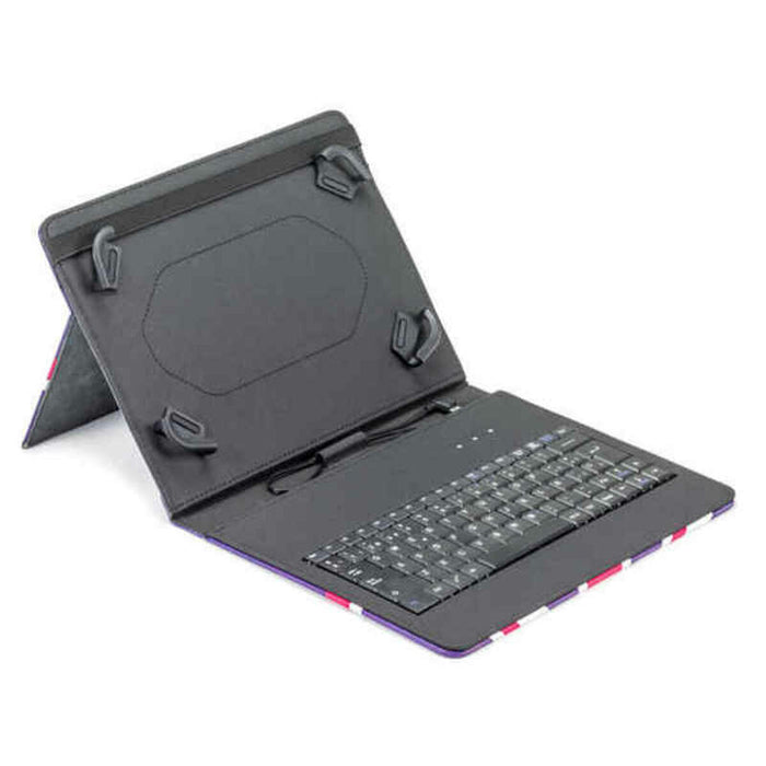 Tastatură Bluetooth cu Suport pentru Tabletă Maillon Technologique MTKEYUSBPR1 9.7"-10.2" Negru